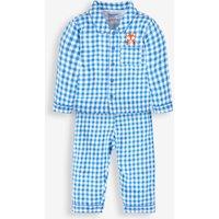 Pure Cotton Fox Checked Pyjamas (1-7 Yrs)