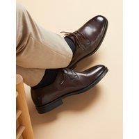 Wide Fit Leather Derby Shoes