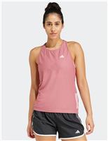 Adidas Own The Run Racer Back Running Vest Top Light Pink Mix