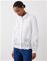 Pure Cotton Embroidered Shirt