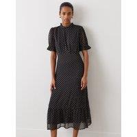 Polka Dot Midi Tea Dress