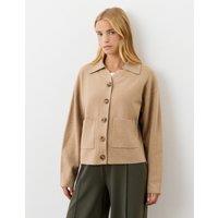 Collared Button Front Cardigan