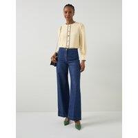 Stand Collar Long Sleeve Blouse