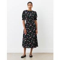 Floral Midi Tea Dress