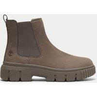 Greyfield Leather Chelsea Flatform Boots