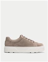 Timberland Laurel Leather Trainers Oatmeal