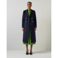 Pure Wool Double Breasted Coat