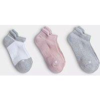 3pk Workout Cotton Rich Trainer Socks