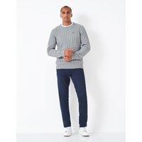 Pure Cotton Cable Crew Neck Jumper