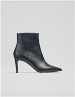 Suede Stiletto Heel Pointed Ankle Boots