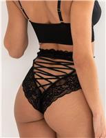 Suspense Mesh & Lace Knickers
