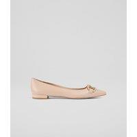 Leather Buckle Pointed Pumps