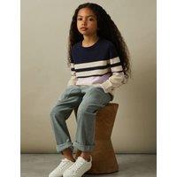 Wool Blend Striped Jumper (4-14 Yrs)