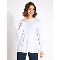 Kendall Crew Neck Split Back Top