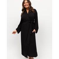 Modal Rich Lace Trim Dressing Gown