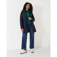 Crew Clothing Lightweight Padded Coat Navy