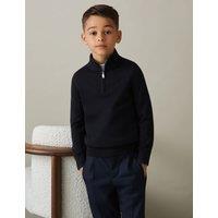 Wool Half Zip Jumper (3-14 Yrs)