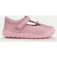 Kids Leather Animal Face Riptape Shoes (4 Small - 6 Small)