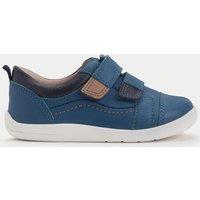 Kids Leather Riptape Shoes (4 Small - 8 Small)