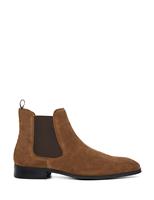 Dune London Wide Fit Leather Chelsea Boots Brown