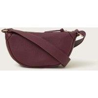 Faux Leather Sling Cross Body Bag