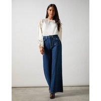 High Waisted Wide Leg Jeans