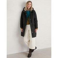 Cotton Rich Waterproof Longline Parka Coat