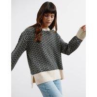 Jacquard Jumper with Wool