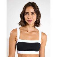 Lilybod Sara Colour Block Sports Bra Black