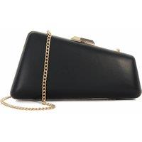 Leather Chain Strap Clutch Bag