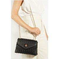 Leather Rich Quilted Shoulder Bag