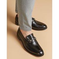 Leather Slip-On Loafers