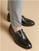 Jones Bootmaker Leather Slip-On Loafers Black