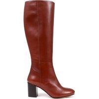 Leather Narrow Fit Knee High Boots