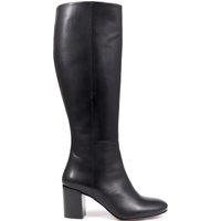 Leather Narrow Fit Knee High Boots