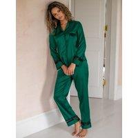 Satin Lace Pyjama Set