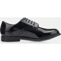 Kids Patent Brogue School Shoes (5 Large - 9 Large)