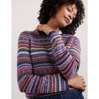 Merino Wool Rich Patterned Jumper