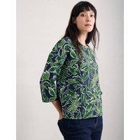 Pure Cotton Printed Round Neck Top