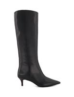 Wide Fit Kitten Heel Knee High Boots