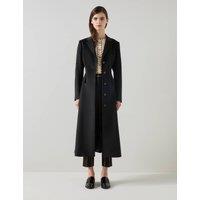 Pure Wool Belted Longline Coat