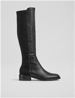 Leather Knee High Boots