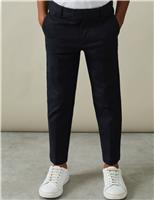 Slim Cotton Rich Trousers (3-14 Yrs)