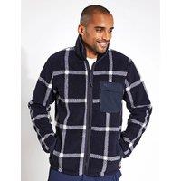 Felslicht Check Zip Up Fleece Jacket