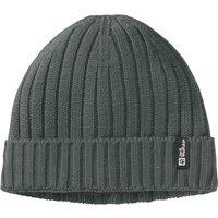 Wool Blend Ribbed Beanie Hat