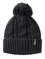 Wool Blend Fleece Lined Pompom Hat