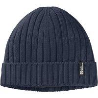 Wool Blend Ribbed Beanie Hat