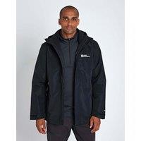 Jack Wolfskin Altenberg 3-in-1 Hooded Anorak Black