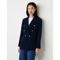 Finery London Collared Blazer Navy