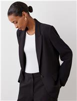 Finery London Collared Single Breasted Blazer Brown